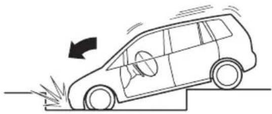 MAZDA MVP (2003) - Front air bag activation - 5