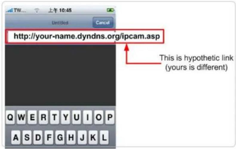 http://your-name.dyndns.org/ipcam.asp This is hypothetical link (yours is different)