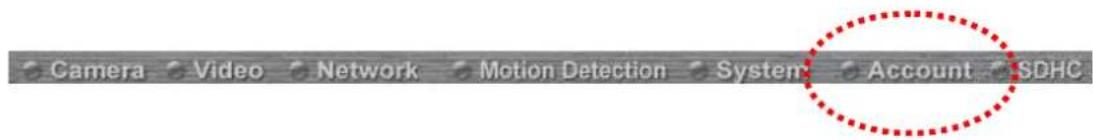 Camera Video Network Motion Detection System Account SDHC