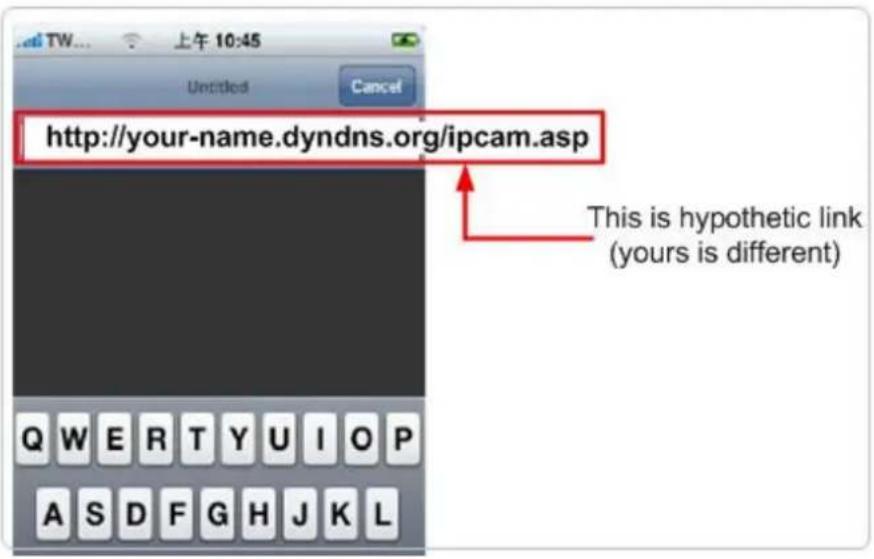 http://your-name.dyndns.org/ipcam.asp This is hypothetical link (yours is different)