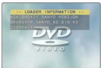 -- LOADER INFORMATION -- ASA QM3421 SANYO HD62JQA BAS954FP SANYO_62.BIN V2 20040604 DVD VIDEO