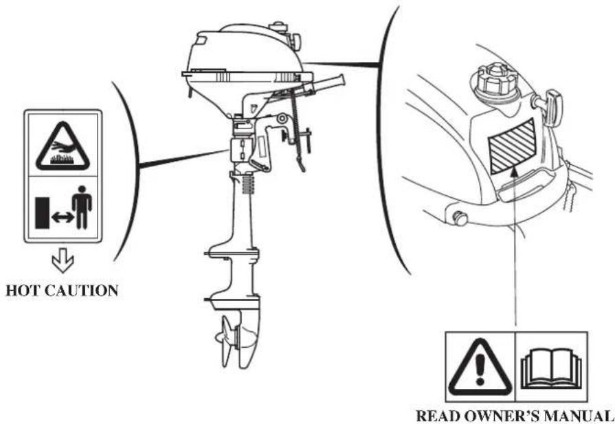 HOT CAUTION READ OWNER'S MANUAL
