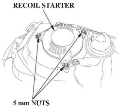 RECOIL STARTER 5 mm NUTS