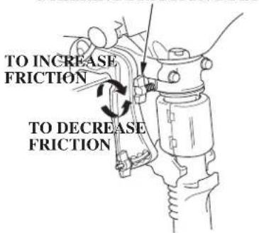 TO INCREASE FRICTION TO DECREASE FRICTION