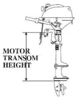 MOTOR TRANSOM HEIGHT