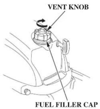 VENT KNOB FUEL FILLER CAP