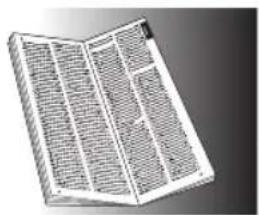 Open notebook with grid layout and visible page number (no legible text or symbols)