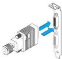 MATROX G450x4 MMS - Connect your dual-monitor cables - 3