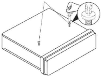 Pyle PLMRKT32WT - TAKE OUT SCREW BEFORE INSTALLATION - 1