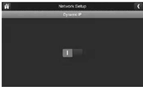 Network Setup Dynamic IP I