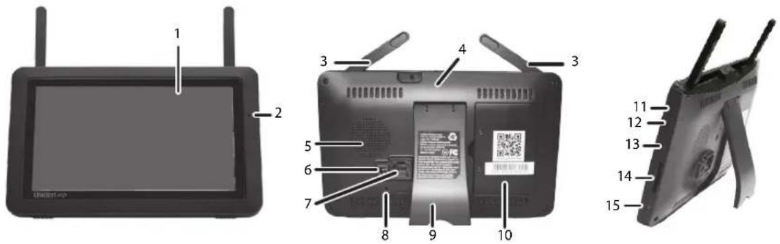 UNIDEN GC45 - UDR780HD MONITOR - 1