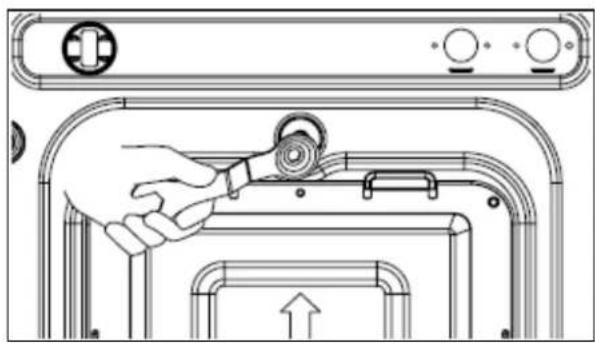 BAUMATIC BWM1409W - Removing the transit bolts - 2