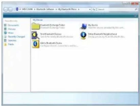 My Device Bluetooth Exchange Folder Bluetooth Exchange Folder Find Bluetooth Devices Search the following Bluetooth devices Adobe's Bluetooth Device Configure Bluetooth Devices and Web... My Device Enter the wireless provider by this.com... Enter Bluetooth Neighborhood Display generation file and Bluetooth files...