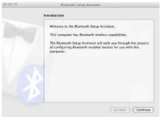 Introduction Welcome to the Bluetooth Setup Assistant. This computer has Bluetooth wireless capabilities. The Bluetooth Setup Assistant will walk you through the process of configuring Bluetooth enabled devices for use with this computer.
