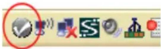 Toolbar with icons including checkmark, document, folder, and computer monitor