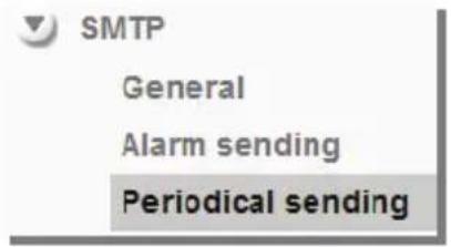 SMTP General Alarm sending Periodical sending
