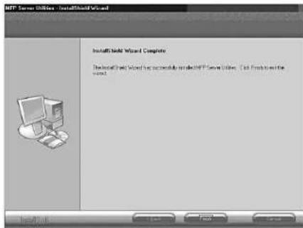 MTP Server Office - InstallDisk Wizard Install Disk Wizard Complete The installed disk drive has successfully installed MTP Server Units. Send Updates to the void