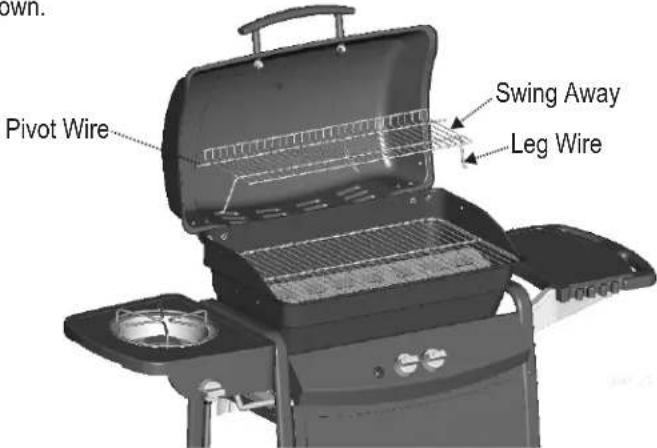 Pivot Wire Swing Away Leg Wire