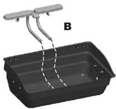 Char-Broil C-23G3CB - VERY IMPORTANT: Burner tubes must re-engage valve openings. See illustration (A). - 2