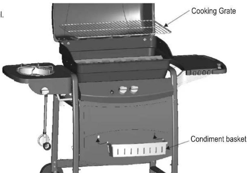Cooking Grate Condiment basket