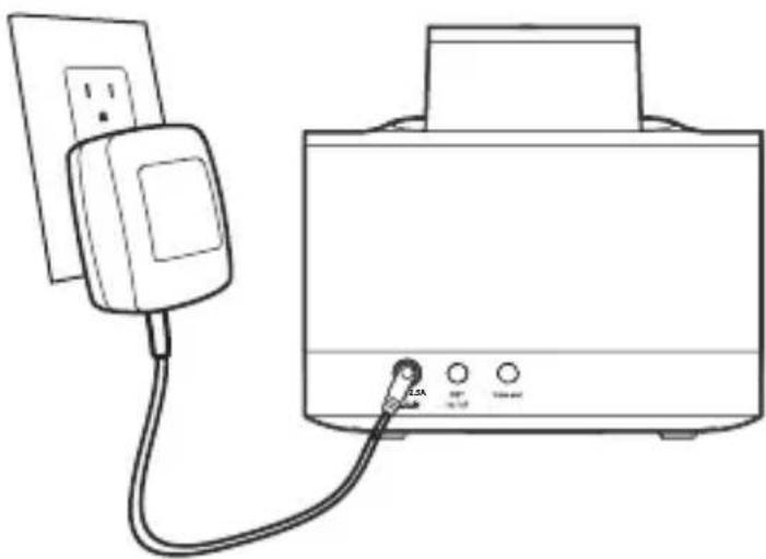 IHOME iK50 - CONNECTING TO AC POWER - 1