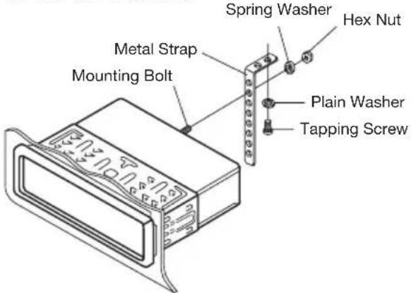 Spring Washer Hex Nut Metal Strap Mounting Bolt Plain Washer Tapping Screw