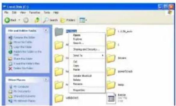 Local/Show (C:) File Edit View Favorites Tools Help Back Search Favorites File and Inletive Tasks Browse the files Create the files Color the files Modify the files to the box Save the files Find the files to the Delete the files Open Explore Search... Sharing and Security... Send To Out Tags Paste Create Musical Delete Resource Properties 1.1.25_mid Driver powerScratch help u64b3cct Source 347 Files 2.10