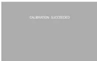 CALIBRATION SUCCEEDER
