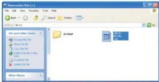 Removable Disk [1-1] File Edit View Favorites Tools Help Back Search Folders Address 31 File and Folder Tasks Remove the File Move the File Copy the File Publish the File to the Web Browse the File Delete this file Other Places BSIMAP all files 30 Files 125