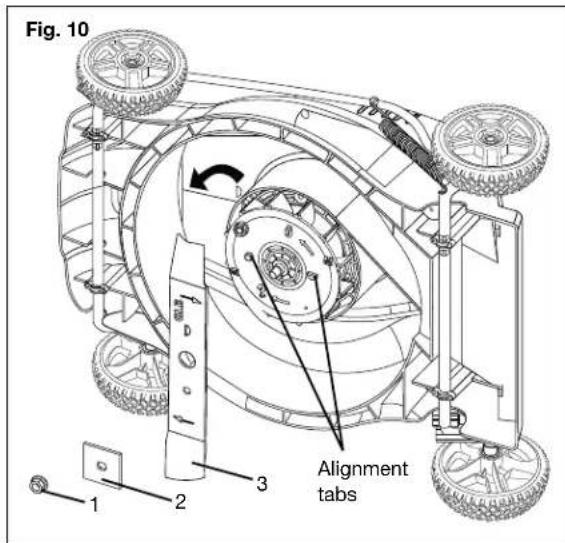 Fig. 10 1 2 3 Alignment tabs