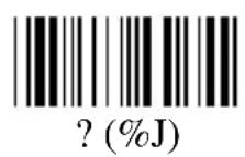 Unitech K2726 - Appendix C. Full ASCII Chart - 35