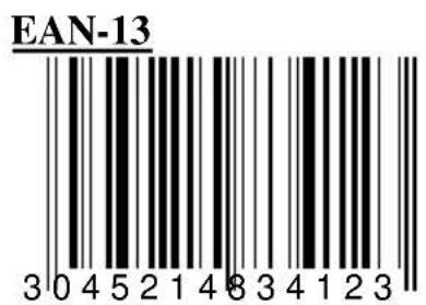 EAN-13 3045214834123