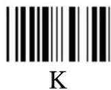 Unitech K2726 - Appendix C. Full ASCII Chart - 47