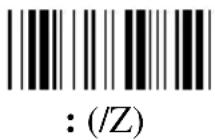 Unitech K2726 - Appendix C. Full ASCII Chart - 30