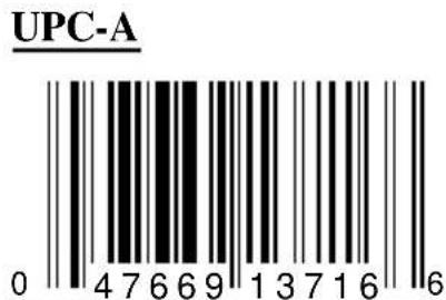 UPC-A 0 47669 13716 6