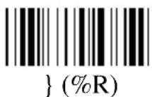 Unitech K2726 - Appendix C. Full ASCII Chart - 97
