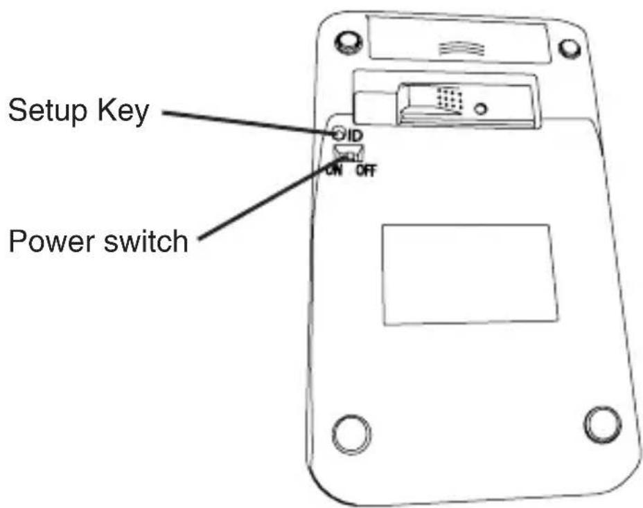 Setup Key Power switch