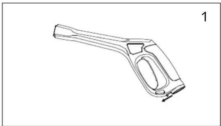 Malmbergs LHG-21012 - CONNECTING HIGH PRESSURE HOSE TO THE GUN - 1