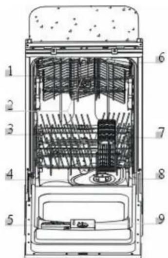 Technical diagram of an internal combustion chamber with numbered components for identification