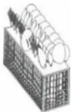 Avanti DW19PS - ilverware Basket - 1