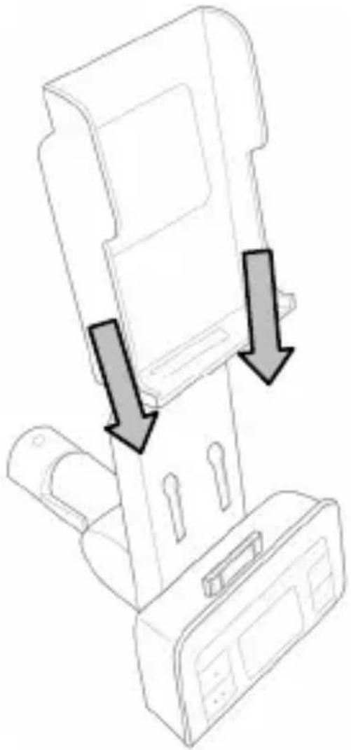 ILUV i707 - Inserting the Dock Adapter - 1