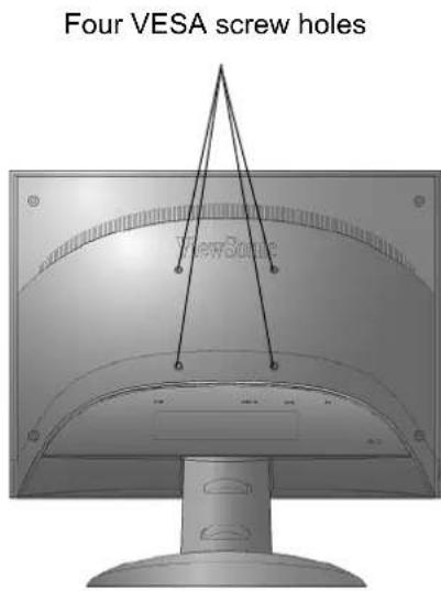 Four VESA screw holes