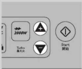2000W Turbo 最大火 Start 開始
