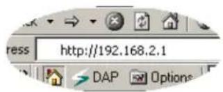 ress http://192.168.2.1 DAP Options