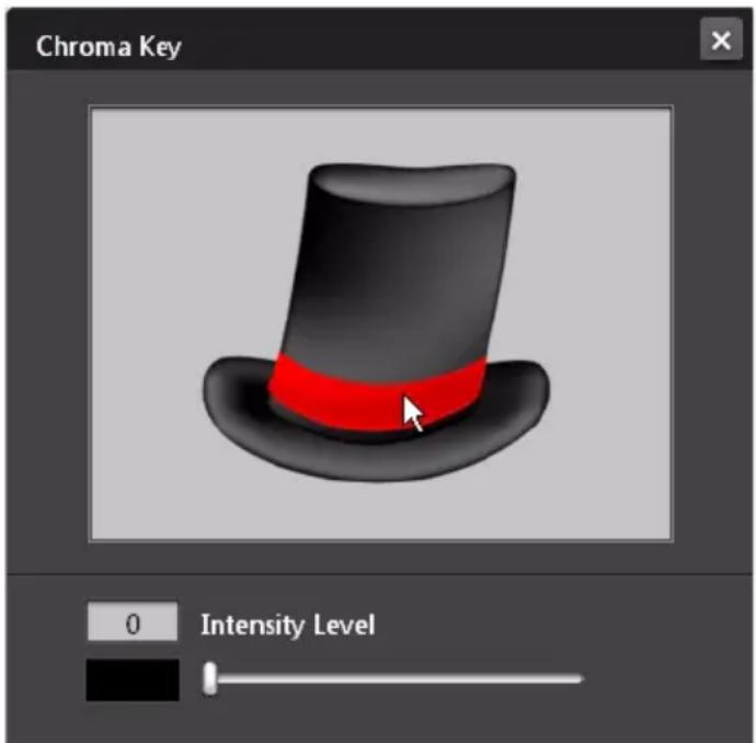 Chroma Key 0 Intensity Level