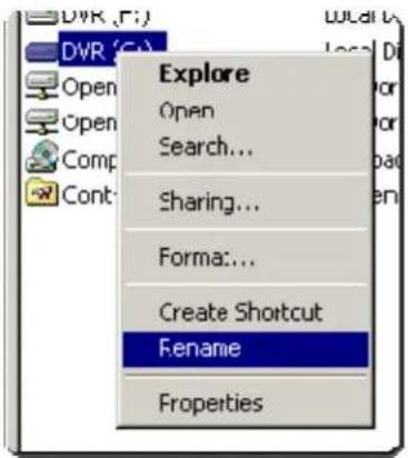 Explore Open Search... Sharing... Forma... Create Shortcut Rename Properties