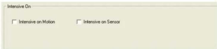 Intensive On Intensive on Motion Intensive on Sensor