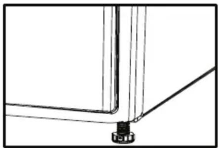 BLOMBERG TKF 8451 SGC 50 - Adjusting the feet - 1