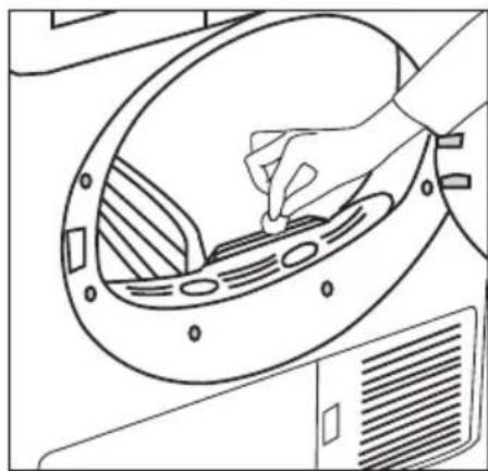 BLOMBERG TKF 8451 SGC 50 - Nukkasuodatin / täyttöluukun sisäpinta - 4