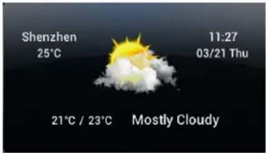 Shenzhen 25°C 11:27 03/21 Thu 21°C / 23°C Mostly Cloudy